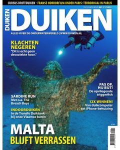 Magazine Duiken Nr. 12 2024 cover showcasing the latest diving news, underwater tips, and photography insights