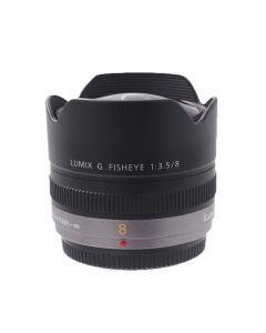 Used Panasonic Lumix 8mm MFT Fisheye lens