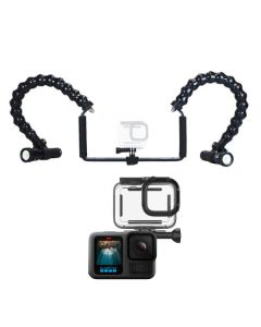 GoPro HERO 13 + Protective Housing with 2x 1300lm light package