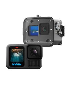 The new Gopro HERO13 Black in a package deal with 250 meters aluminum deepdive underwater housing! 