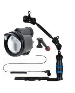 Inon Z-330 Strobe set with tray with handle and ball arm