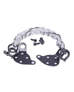 Nauticam lanyard 23cm & mounting plate with screws [25110]