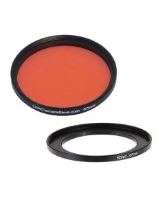 Red filter 52mm set (blue water color correction filter)