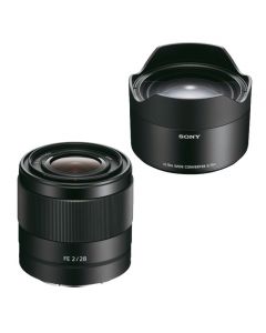 Sony SEL 28mm F2 with Ultra wide converter-  Full Frame lens