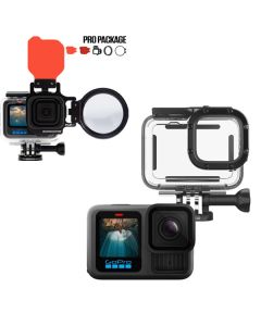 GoPro HERO 13 + Protective Housing with filterset and macrolens