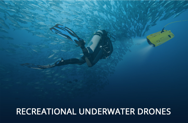 Recreational underwaterdrones